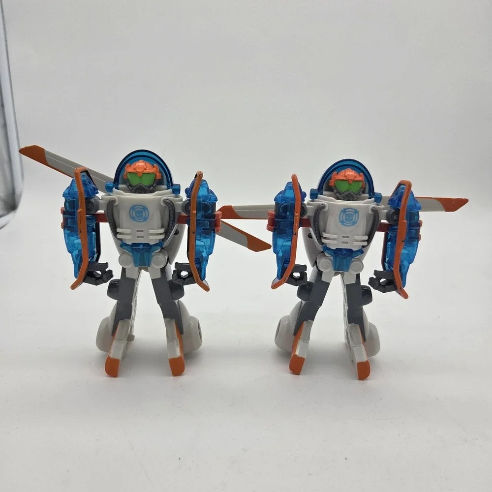 Transformers Rescue Bots Engergize Blades Copter x2 & Hot Shot action figure Lot
